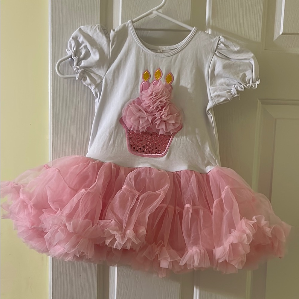 Pink Cupcake Tutu Dress
